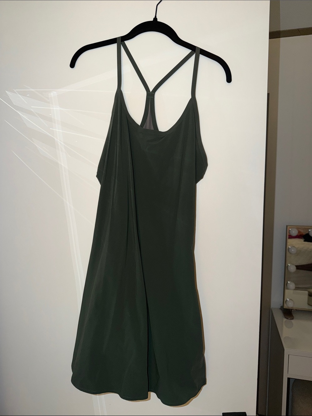 Outdoor Voices Olive Green athletic dress